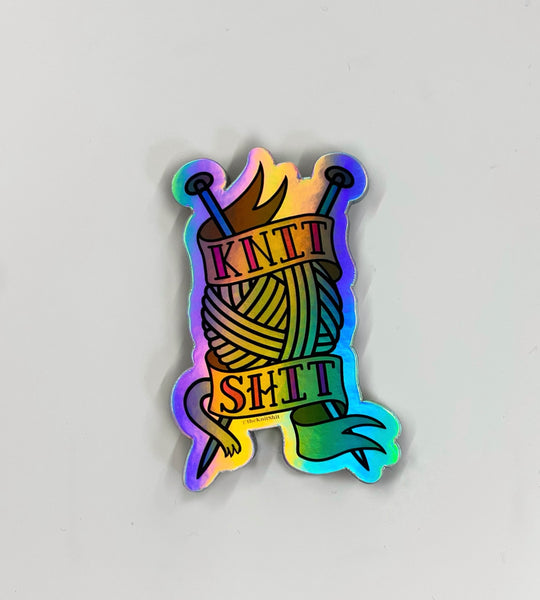 Sticker - Knit Shit