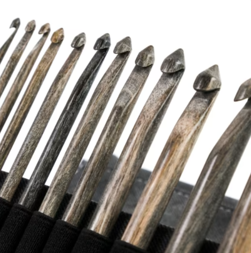 LYKKE Driftwood 6" Interchangeable Crochet Hooks Set
