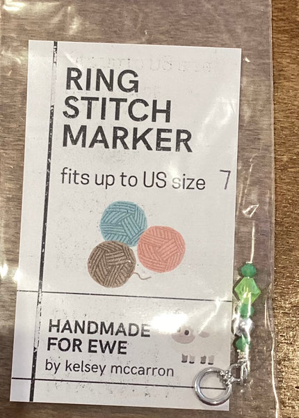 Ring Stitch Marker - Handmade for Ewe