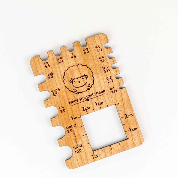 Crochet Gauge Square – Chubby Sheep