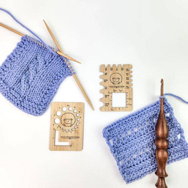 Crochet Gauge Square – Chubby Sheep