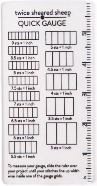 TWICE SHEARED SHEEP | Quick Gauge Ruler