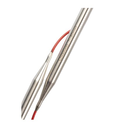 ChiaoGoo SS Red Lace Circulars 60” (152 cm)
