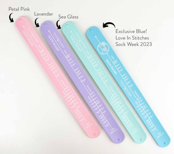 Sock Ruler – Sock Sizing Bracelet Ruler