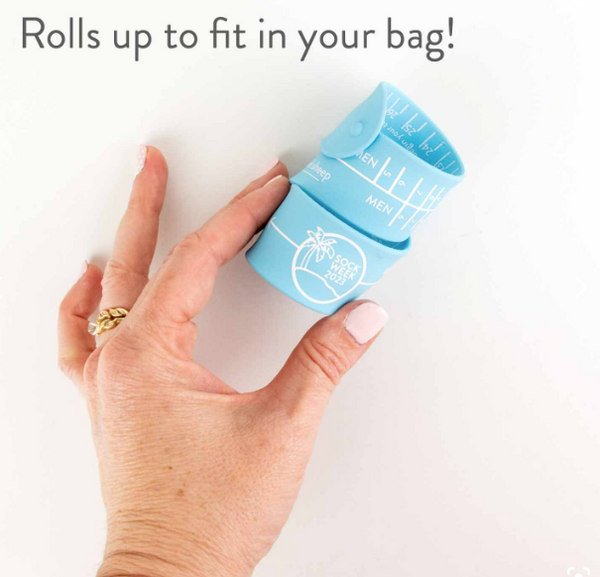 Sock Ruler – Sock Sizing Bracelet Ruler
