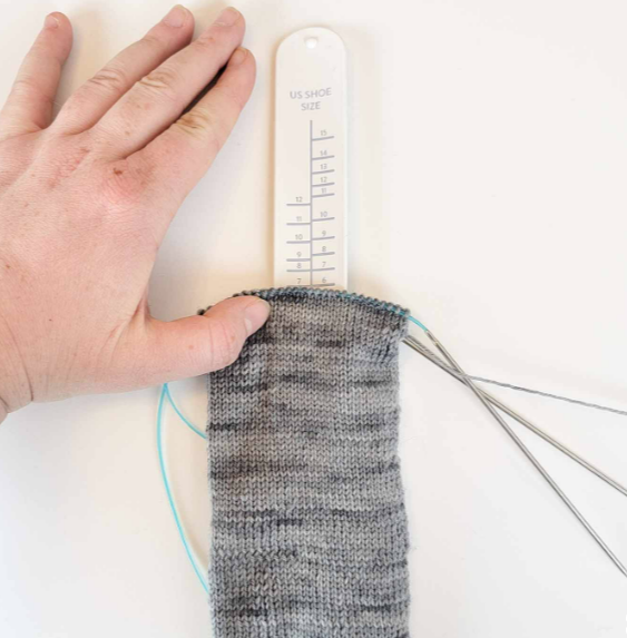 Sock Ruler – Sock Sizing Bracelet Ruler