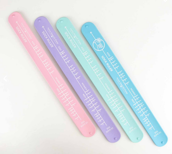 Sock Ruler – Sock Sizing Bracelet Ruler