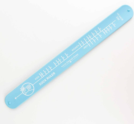 Sock Ruler – Sock Sizing Bracelet Ruler