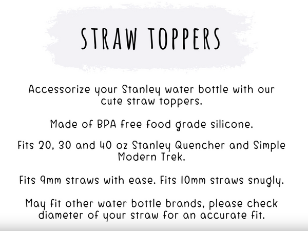 FOX & PINE | Straw Toppers