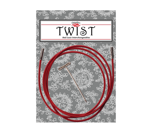 TWIST Red Cables - 50" (125 cm)