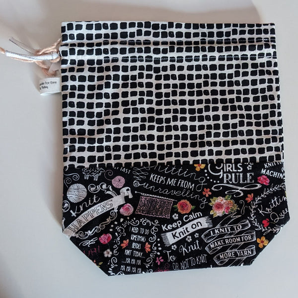 Handmade for Ewe - Drawstring Bag