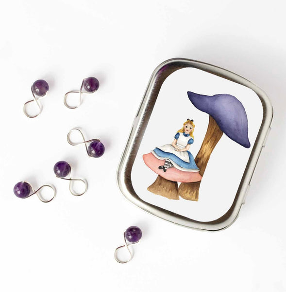 Alice Stitch Marker Tin