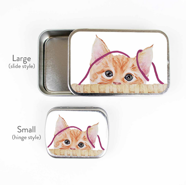Kitten Stitch Marker Tin