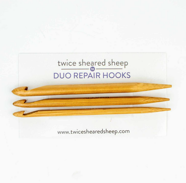 Duo Wooden Repair Hooks – Set of 3
