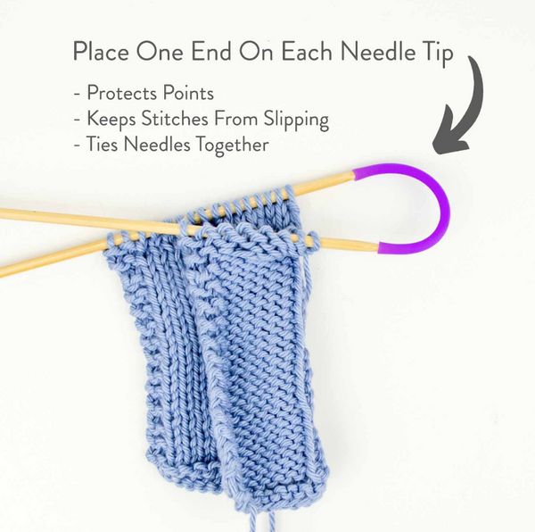 Tip Ties – Knitting Needle Point Protectors