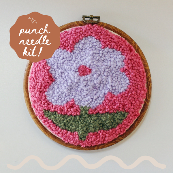 HOMEBODY DIY | Flower Beginner DIY Punch Needle Kit