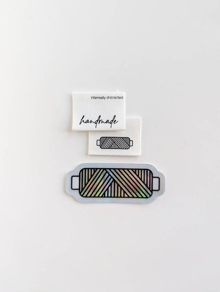 INTENSELY DISTRACTED | Cotton Luxe Labels - Handmade. Thread.