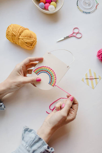 COTTON CLARA | Rainbow Embroidery Board Kit