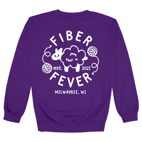 FIBER FEVER | Logo Crewneck