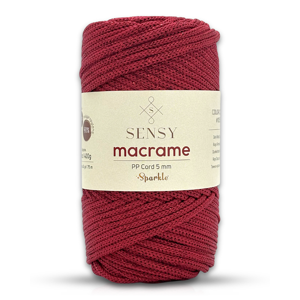 SENSY | Macrame Cord Sparkle - 5 mm
