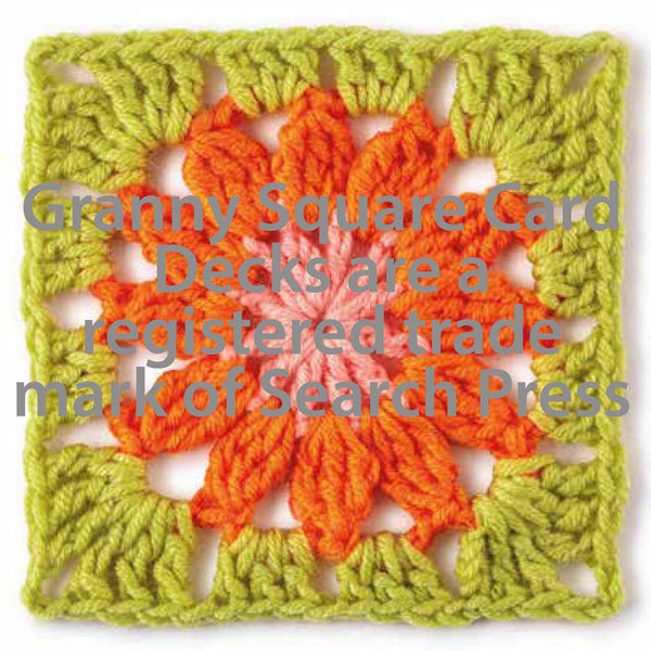 Granny Square Flowers Card Deck