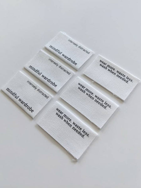 INTENSELY DISTRACTED | Cotton Luxe Labels - Mindful Wardrobe