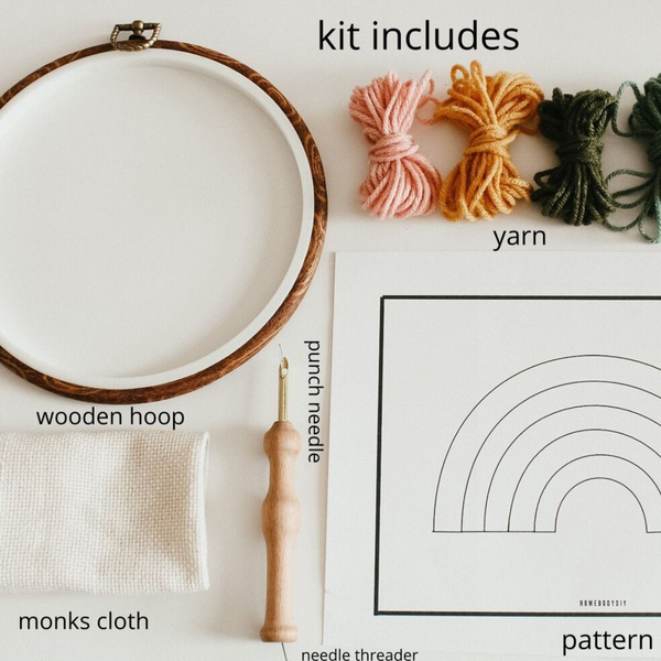 HOMEBODY DIY | Mushroom Beginner DIY Punch Needle Kit