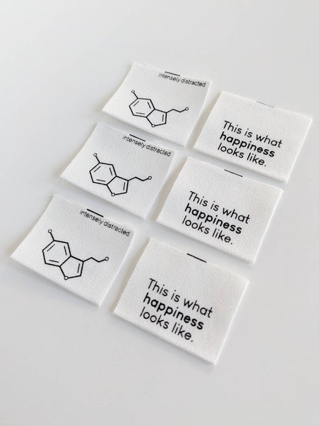 INTENSELY DISTRACTED | Cotton Labels - Serotonin. This is What Happiness Looks Like