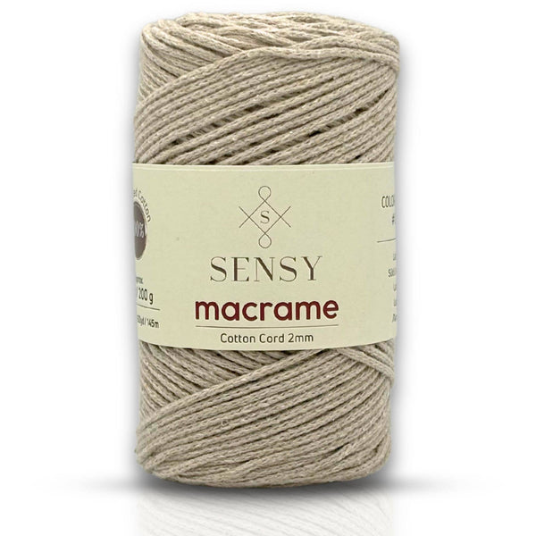SENSY | Cotton Macrame Cord - 2 mm