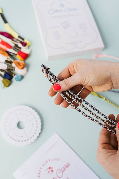 COTTON CLARA | Kumihimo Friendship Bracelet Kit