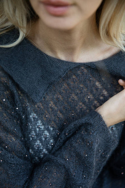 LAINE | Memory Lane: Embellished Knits to Cherish