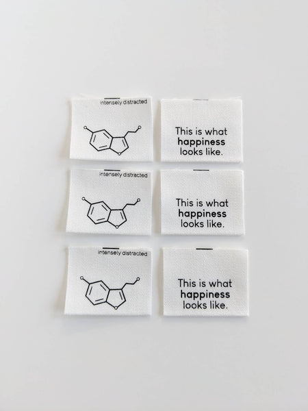 INTENSELY DISTRACTED | Cotton Labels - Serotonin. This is What Happiness Looks Like