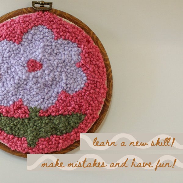 HOMEBODY DIY | Flower Beginner DIY Punch Needle Kit