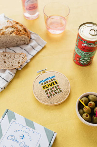 COTTON CLARA | Olives Cross Stitch Kit