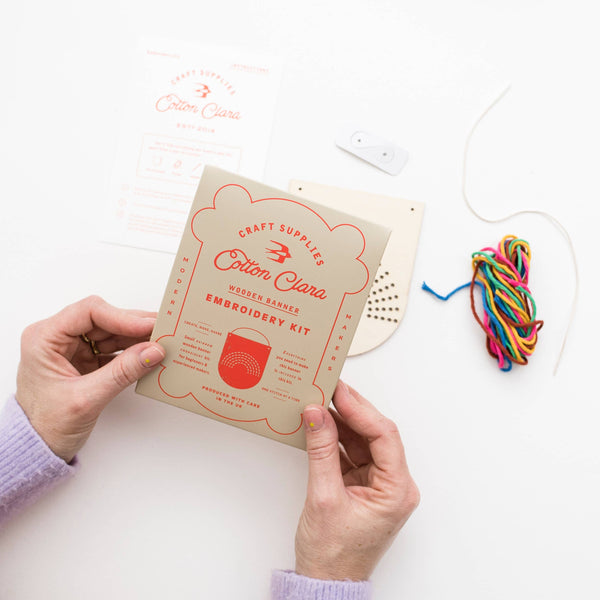 COTTON CLARA | Rainbow Embroidery Board Kit