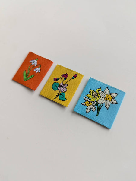 INTENSELY DISTRACTED | Variety Pack Labels - Birth Month Flowers Series 1