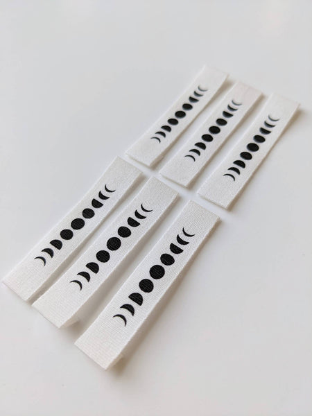 INTENSELY DISTRACTED | Cotton Luxe Labels - Lunar Phases