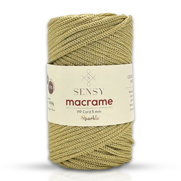 SENSY | Macrame Cord Sparkle - 5 mm