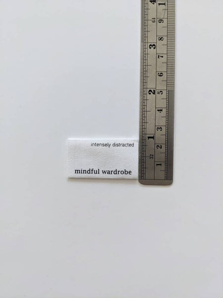 INTENSELY DISTRACTED | Cotton Luxe Labels - Mindful Wardrobe