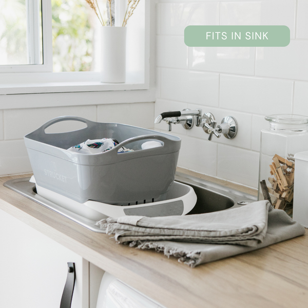 STRUCKET 19L Interlocking Strainer Bucket with Plug