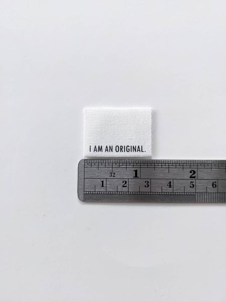 INTENSELY DISTRACTED | Cotton Luxe Labels - I Am Inimitable. I Am An Original.