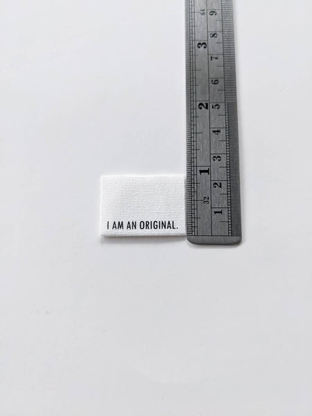 INTENSELY DISTRACTED | Cotton Luxe Labels - I Am Inimitable. I Am An Original.