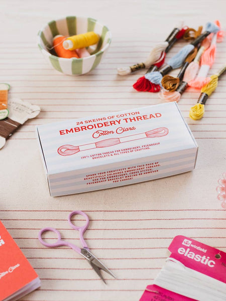 COTTON CLARA | 🌈 24 Cotton Embroidery Skeins Bumper Pack