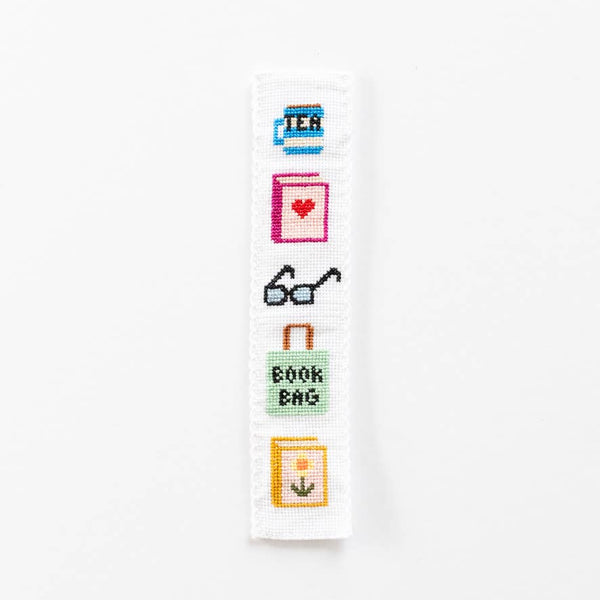 COTTON CLARA |  Bookish Counted Cross Stitch Bookmark Kit