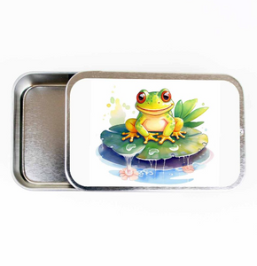 Exclusive Down Cellar Studio & BostonJen 2023 Splash Pad Party Frog Tin