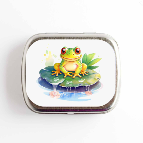 Exclusive Down Cellar Studio & BostonJen 2023 Splash Pad Party Frog Tin