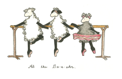Greeting Card - At the Baaahr