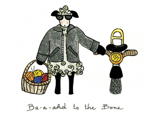 Greeting Card - Baahd to the Bone