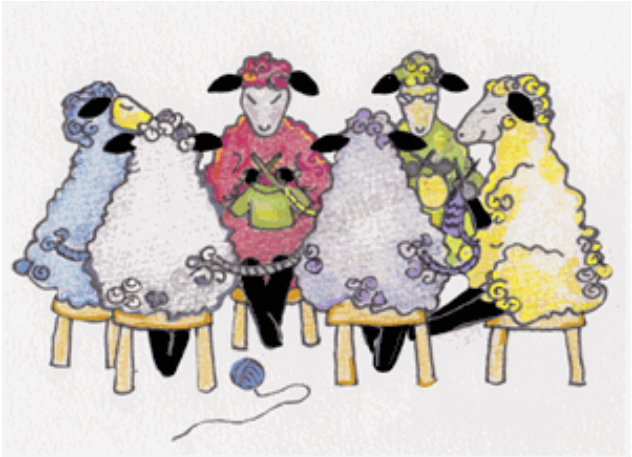 Greeting Card - Wendy's Knitting Circle