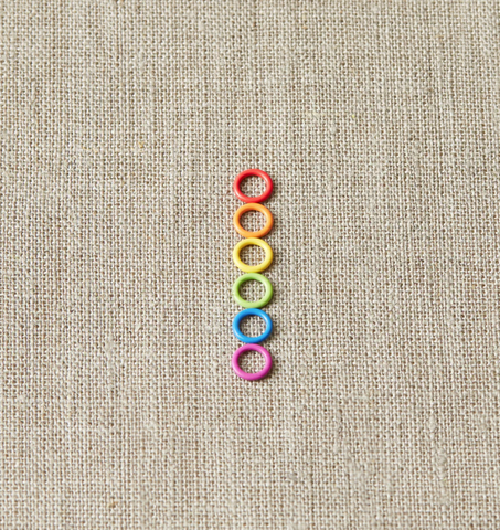 Colorful Ring Stitch Markers - Small